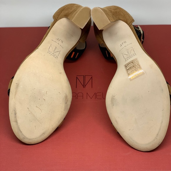 Tamara Mellon Winona Suede Ankle Strap Sandals - Picture 4 of 5